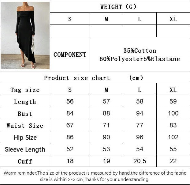 Women's Sexy Off The Shoulder Long Sleeve Split Ruffled Cocktail Party Bodycon Maxi Dress