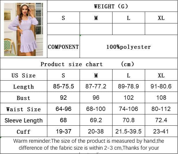Women's Crewneck Backless Tie Mini Dress Long Sleeve Ruffle Slim Fit Short Dresses
