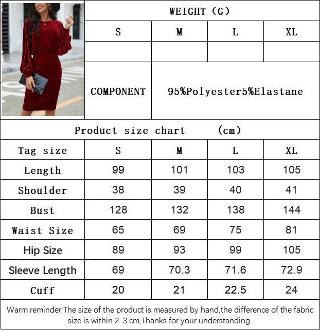 Women Long Sleeve Velvet Dress Crew Neck Short Ruched Bodycon Cocktail Party Mini Dresses