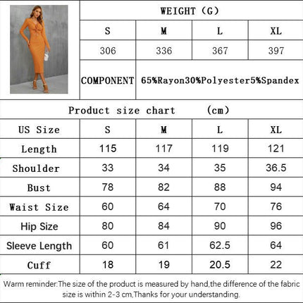 Women's Midi Dress Long Sleeve Ruched V Neck Drawstring Cut Out Slit Knit Bodycon Dresses