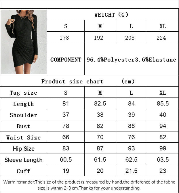 Women's Crew Neck Casual Mini Dress Long Sleeve Bodycon Ruched Club Dresses