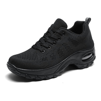 Women's Platform Chunky Fashion Walking Lace-Up Comfortable Sneakers