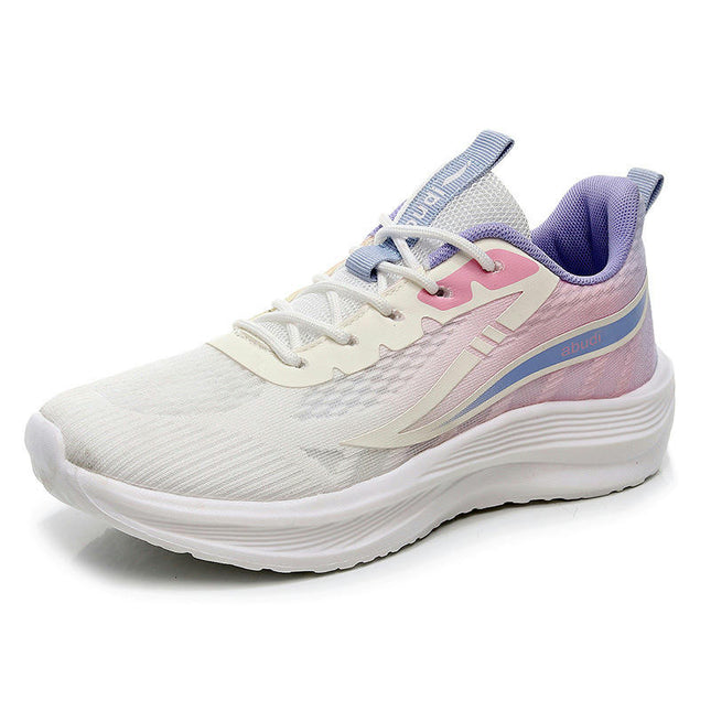 Womens Fashion Sneakers for Sport Breathable Lace up Style Training Running Shoes