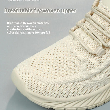Women Casual Working Athletic Gym Running Shoes Mesh Breathable Outdoor Sneakers