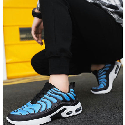 Mens Versatile Walking Shoes Lace up Non Slip Fashion Lightweight Sneakers