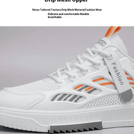 Mens Four Seasons Mesh Lightweight Non-Slip Comfortable Sneakers