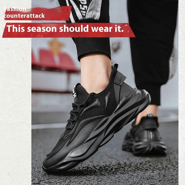 Men's Casual Sports Breathable Walking Ultra-Light Shoes Non-Slip Running Sneakers