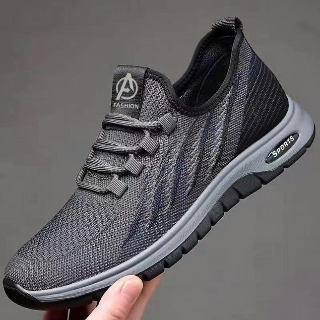 Men Casual Fashion Running Shoes Lace Up Comfortable Non Slip Fashion Sneakers