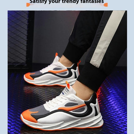 Mens Running Shoes Fashion Lightweight Breathable Walking Sneakers