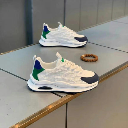 Men Trainers Shoes Fashion Mesh Lace Up Casual Shoes-for Outdoor Hiking Walking