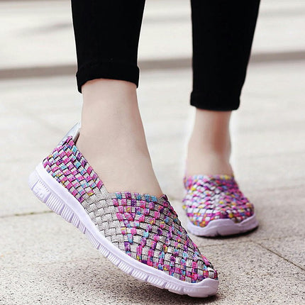 Women's Slip On Walking Shoes Lightweight Breathable Casual Shoes