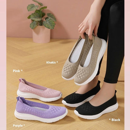 Slip On Walking Shoes Women Lightweight Sneakers Work Hiking Running Shoes