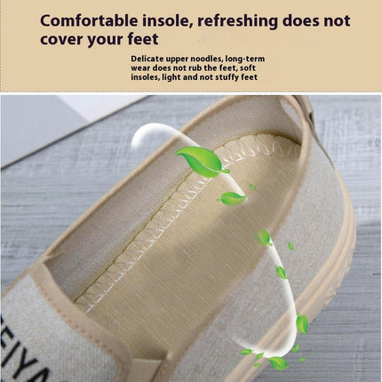 Women Casual Shoes Dressy Lightweight Breathable Walking Slip-On Shoes