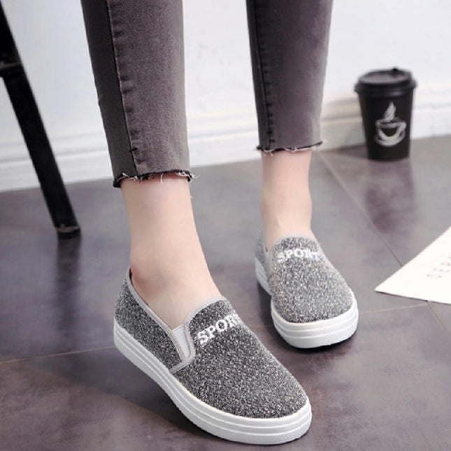 Slip On Shoes for Women Comfortable Breathable Loafer Flat Shoes