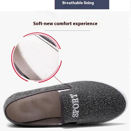 Slip On Shoes for Women Comfortable Breathable Loafer Flat Shoes