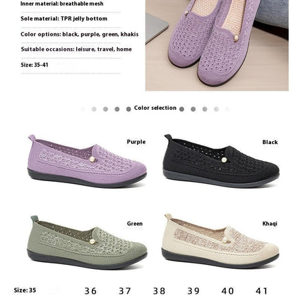 Women's Low Top Shoes Fashion Comfortable Slip On Non Slip Shoes