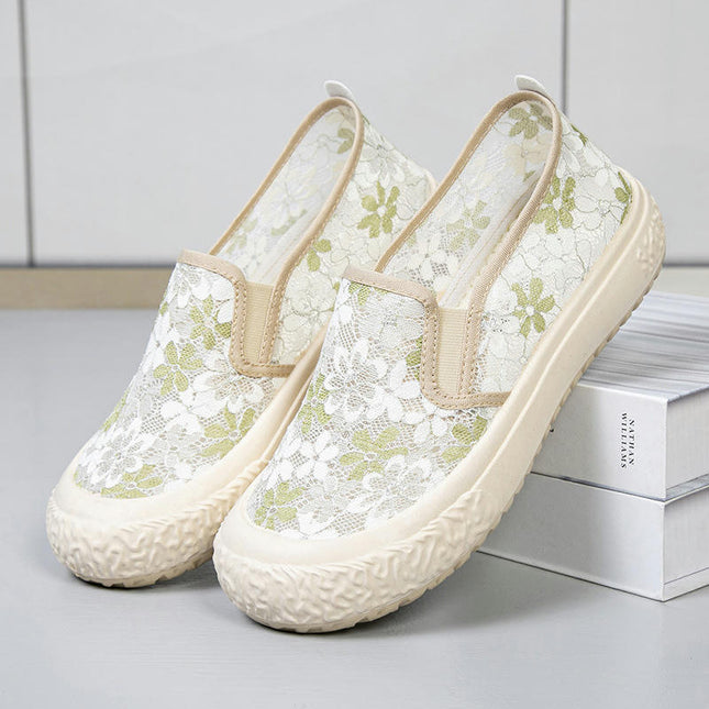 Women's Slip on Shoes Breathable Low Top Non Slip Fashion Casual Shoes