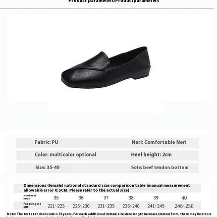 Flat Shoes for Women Casual Fabric Lightweight Dressy Slip-On Shoes