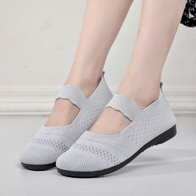 Women Lightweight Flats Dressy Casual Work Shoes Slip On Comfortable Shoes
