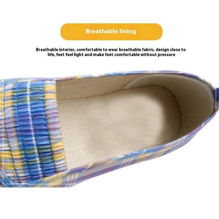 Hands Free Walking Shoes for Women Slip-On Shoes with Arch Support