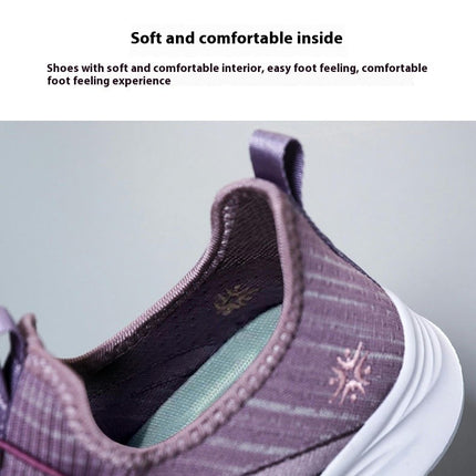 Womens Leisure Breathable Outdoor Trainer Mesh Running Fashion Slip-On Shoes