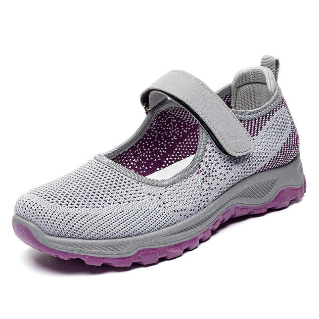 Women's Fashion Mesh Perforated Lightweight Casual A Slip On Shoes