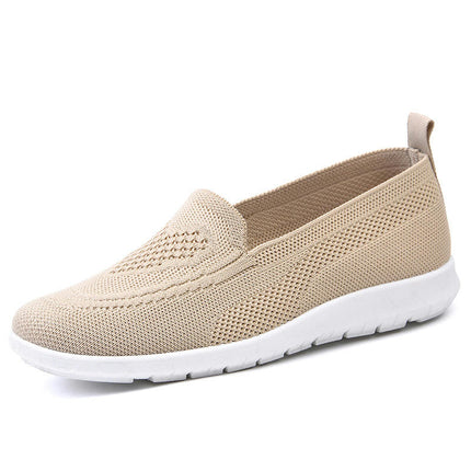 Leisure Women's Slip On Travel Soft Sole Comfortable Shoes Outdoor Mesh Fashion Sports