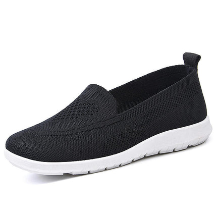 Leisure Women's Slip On Travel Soft Sole Comfortable Shoes Outdoor Mesh Fashion Sports