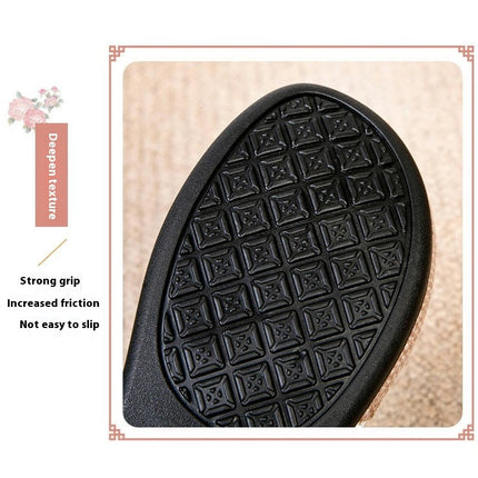 Women's Mesh Ethnic Style Casual Ankle Strap Shoes Chinese Traditional Ancient Style