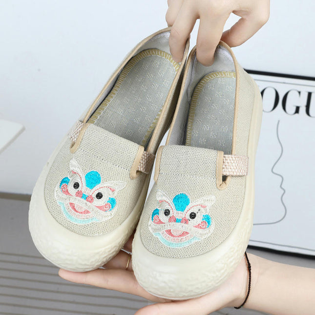 Cloth Shoes Chinese Casual Slip On Walking Shoes - for Qipao Dress Daily Life