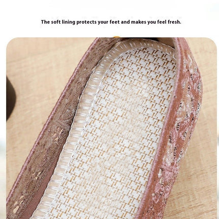 Women's Comfortable Breathable Slip On Shoes Women's Orthopedic Breathable Soft Shoes