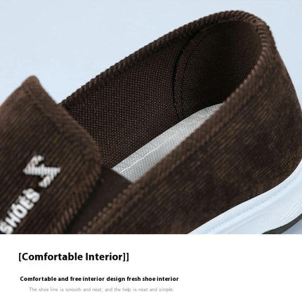 Mens Slip On Walking Shoes Ultra Light Breathable Non Slip Shoes