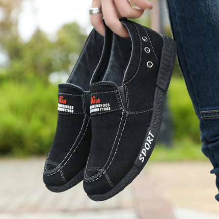 Men's Slip-On Casual Lightweight Walking Shoes Non Slip Breathable Shoes