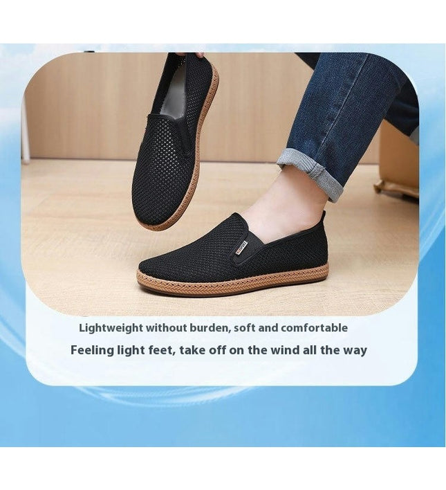 Men's Slip On Shoes Comfortable Breathable Walking Shoes Casual Orthopedic Shoes