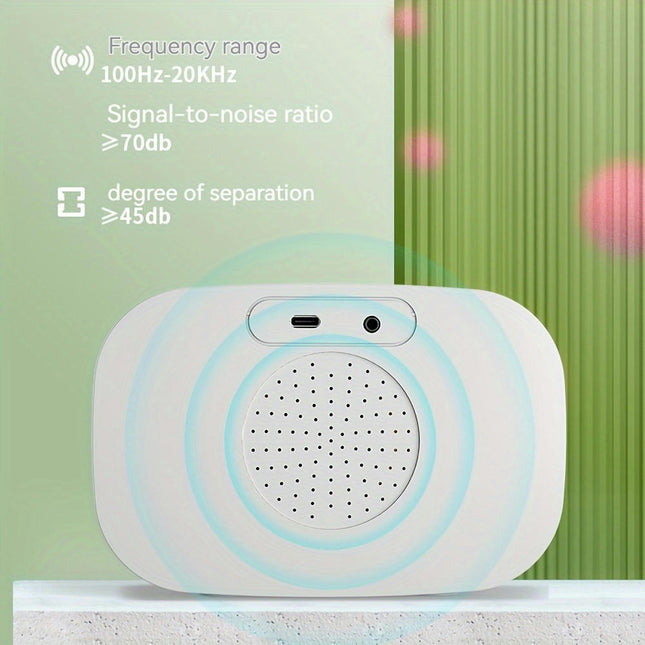 Sleep Aid Wireless Alarm Clock Wireless Alarm Clock LED Digital Display Clock Smart Nightlight