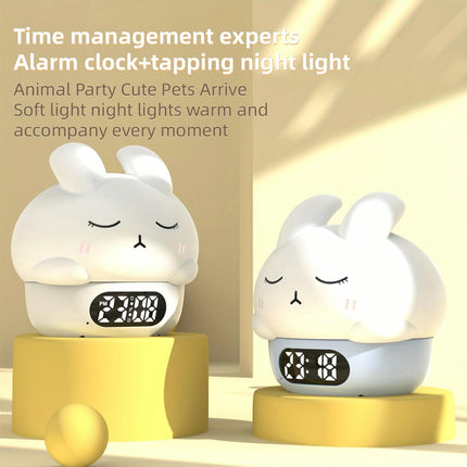 1PC Children's Smart Alarm Clock Clock Night Light Alarm Clock for Bedroom, Living Room and Home