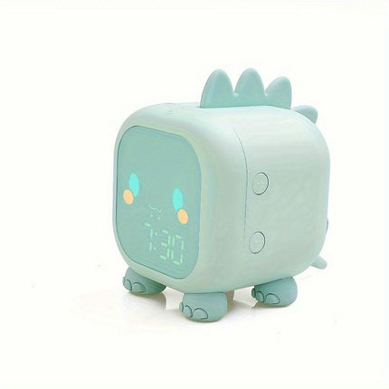 Digital Cartoon Dinosaur Alarm Smart Clock with Adjustable Volume, USB Charging LED Display