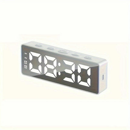 USB Charging LED Alarm Clock with Dual Alarms, 12/24 Hour Display, Perfect for Home and Office