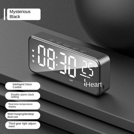 Intelligent Voice-Activated LED Digital Clock, USB Charging Desk Clock For Children And Students