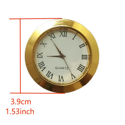 Round Pointer Quartz Clock Battery Operated Analog Clock For Refrigerator Desk Car Decoration Office