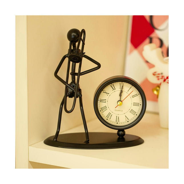 Vintage-Inspired Stainless Steel Table Clock-Unique Table Clock Perfect For Home Decor & Birthday Gifts