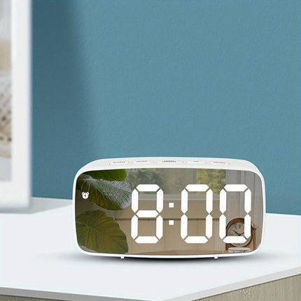 1pc Clock, Compact Digital Clock Sound, Can Display Temperature And Date, Bedside Table Clock For The