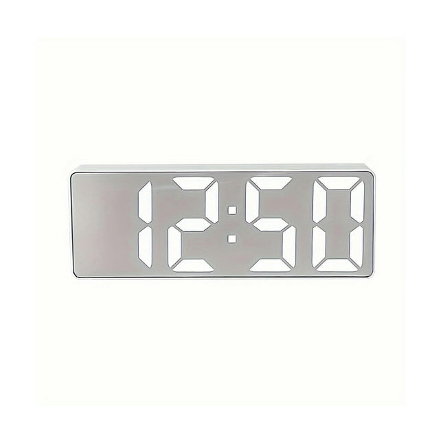 LED Digital Alarm Clock With Voice Control, USB Powered-Perfect For Students & Home Decor
