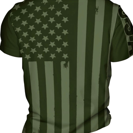 Eagle & Letter 3D Digital Pattern Print Men's T-shirt, Causal Comfy Tees, Short Sleeve Pullover Tops