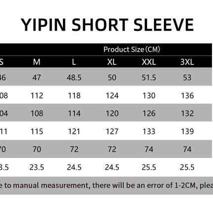 Summer Men's Cotton Printed Short-sleeved T-shirt Comfortable & Breathable Tops
