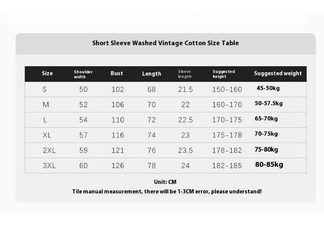 Retro Trendy Premium Cotton Men's T-Shirt Graphic T-Shirt Men's Summer Clothing
