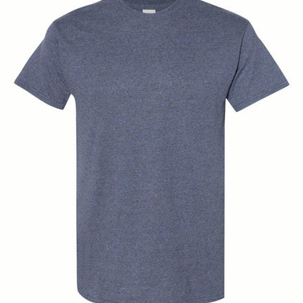 5-piece Set, Classic Casual T-shirt Men's Solid Color Short Sleeved T-shirt