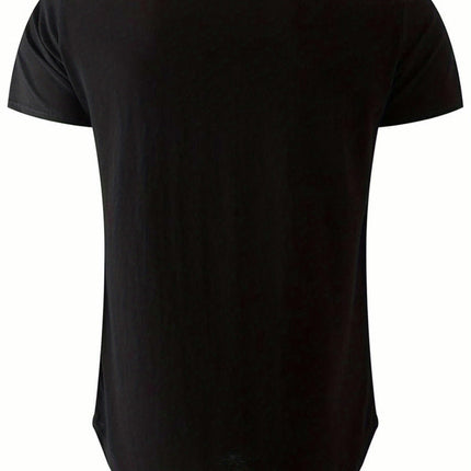 3pcs Men's Casual Sports Top Lightweight Round Neck Cotton T-shirt Short Sleeved Top
