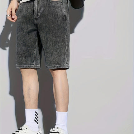 Men's Shorts With Pockets, Casual Breathable Jeans For Summer Outdoor Activities Bermuda Shorts
