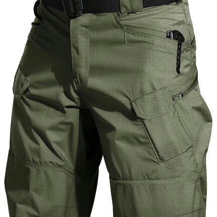 Men's Cargo Shorts Multi Pockets Waterproof Tactical Shorts Lightweight Breathable Shorts
